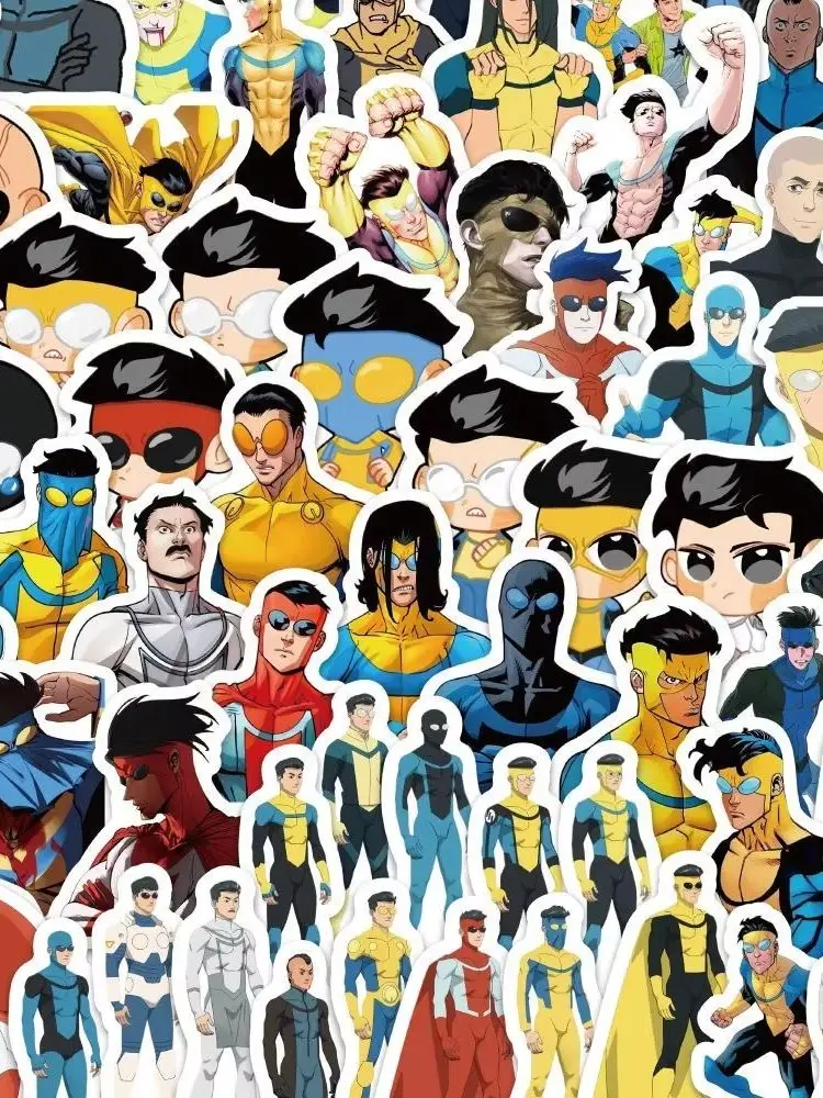 AliExpress NONE 80PCS Invincible Young Hero Stickers Mark Grayson Graffiti Decals DIY Luggage Laptop Phone Guitar Car Bike Skateboard Stickers