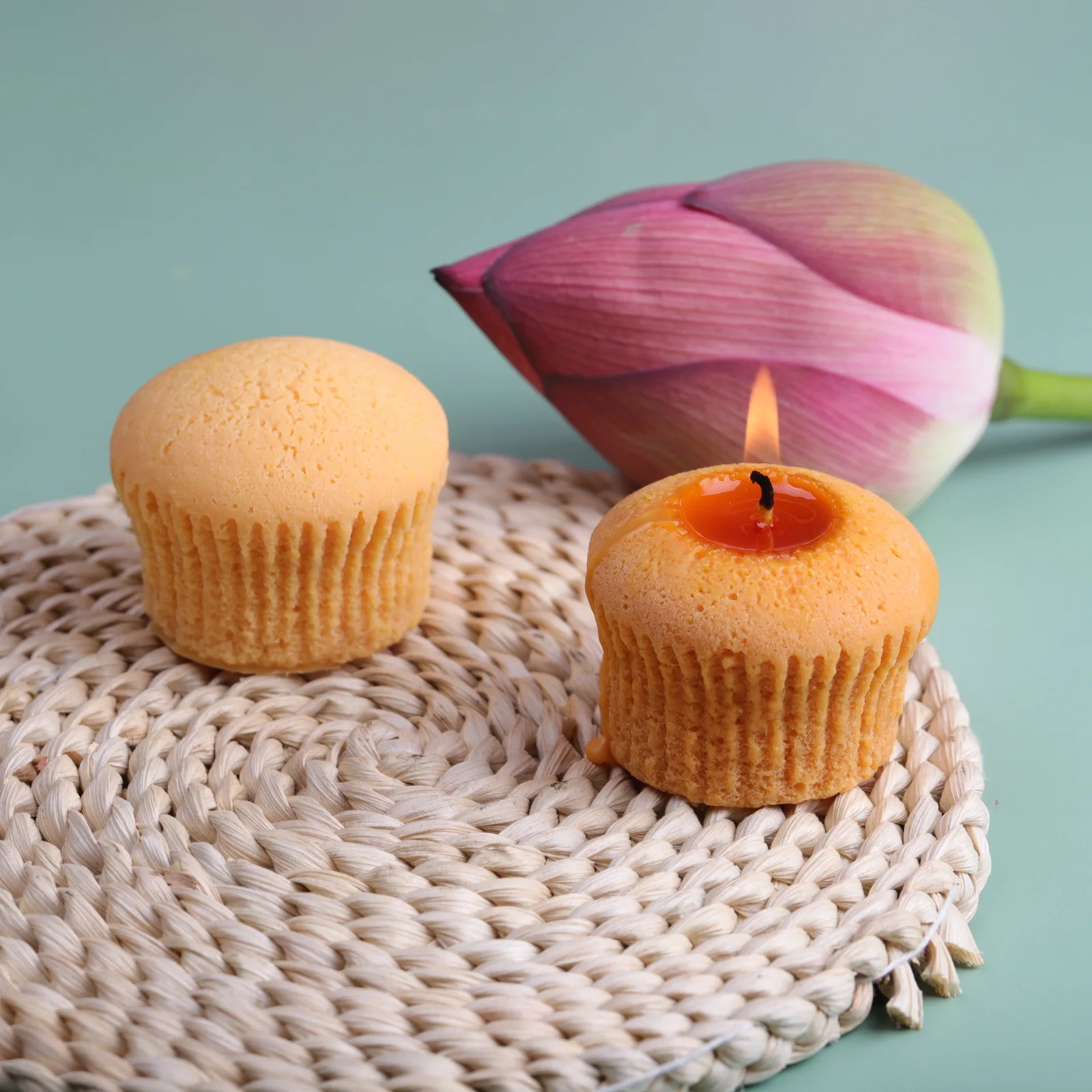 1 piece, cake aromatherapy candle silicone mold, baked mousse dessert small cake mold