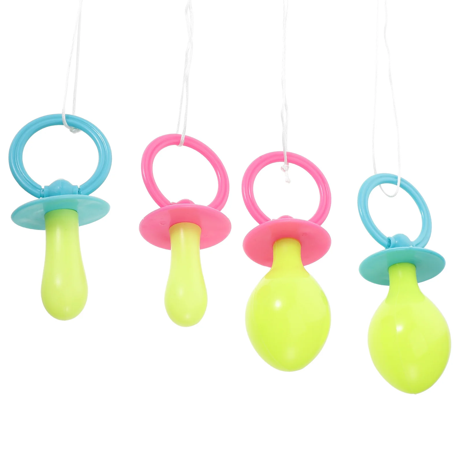 

4Pcs Oversized Novelty Pacifier - Large Baby Pacifier Prop for Adult Costume Party Decor - Funny Halloween and Cosplay Photo