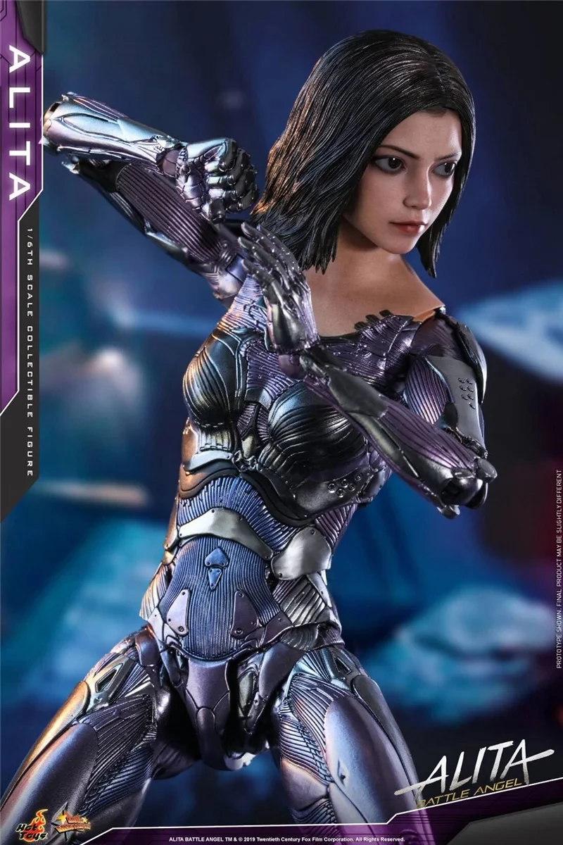 HotToys MMS520 1/6 Collectible Female Soldier Battle Angel Alita Science Fiction 12in Action Figure Full Set Model Movable Doll