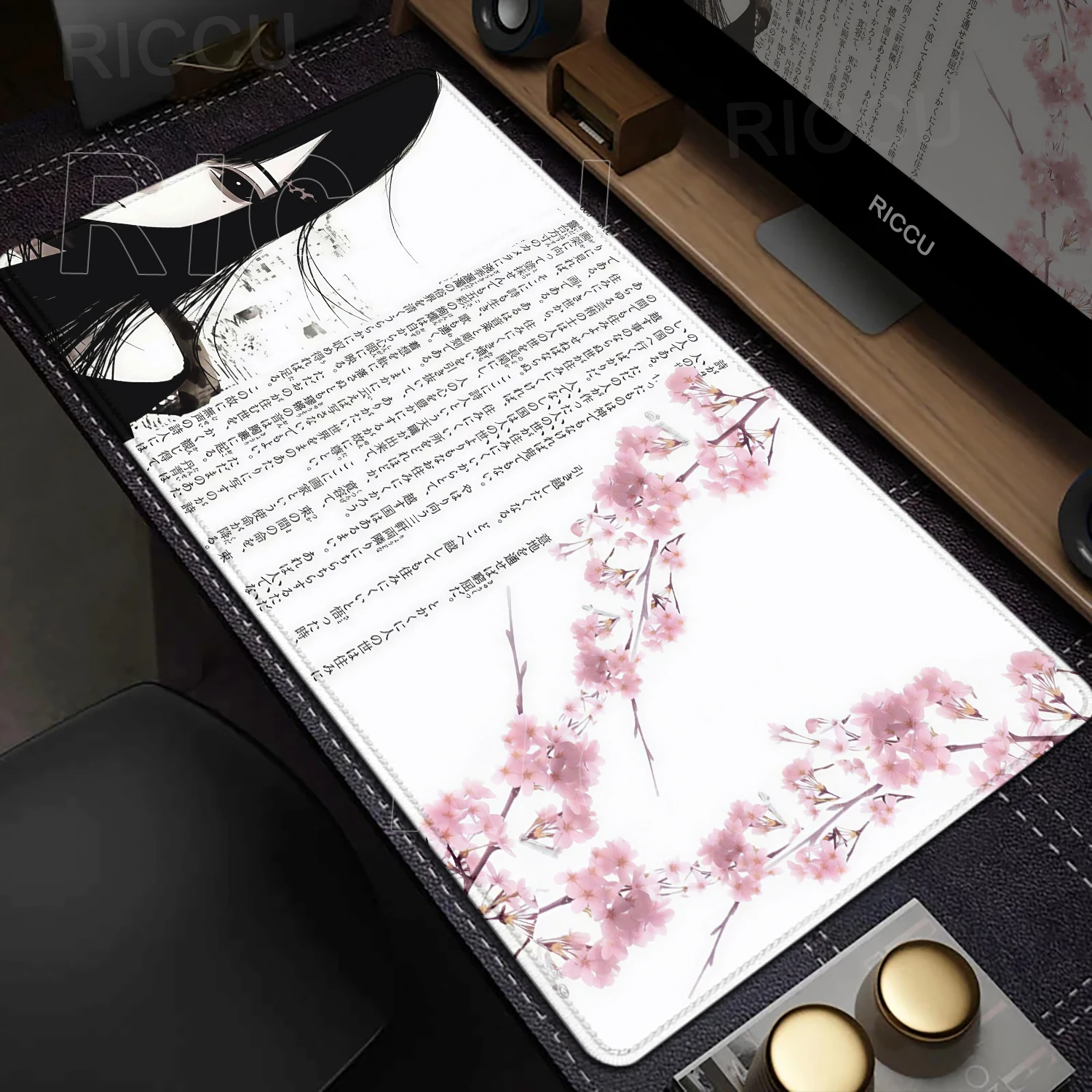 Anime Aesthetics Mousepad Blac - Gaming Accessories Girly review and price