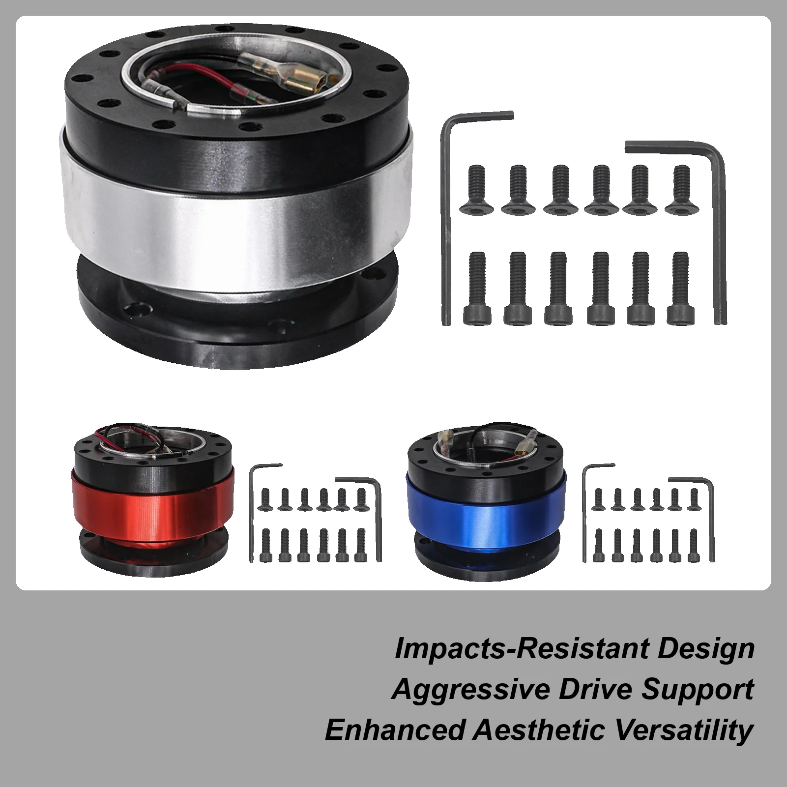 

Быстросъемная ступица рулевого колеса, алюминиевая ступица рулевого колеса, быстрая ступица, съемный компактный адаптер, регулируемая замена для гонок