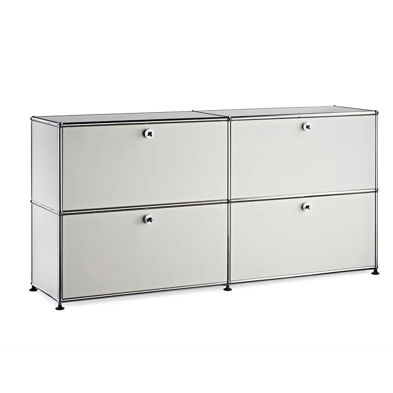 Home restaurant antique multi-functional cabinet module combination storage side cabinet