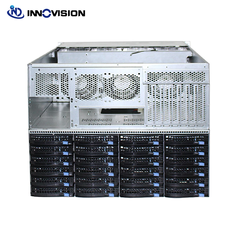 High Dense Rack mount 8U 72bay Top-Loaded  Storage Server Chassis 72HDD Trays Hotswap Case