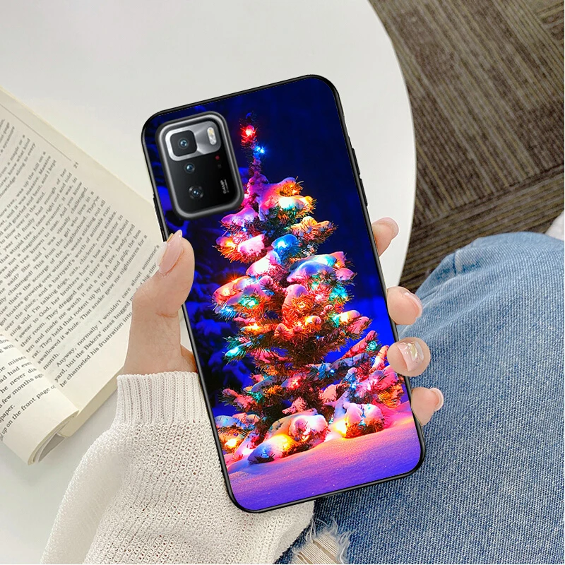 Phone Case For Xiaomi Redmi note 13 12S 12 Pro 11S 11 10 Pro 10S 12S Redmi 10 10C 9C 13C Christmas Tree New Year Case