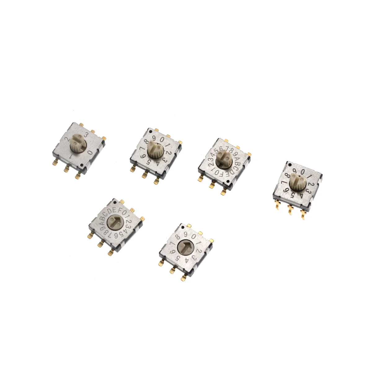 2 قطعة مفتاح تشفير دوار صغير BCD8421 مفتاح مقبض شريط تروس متعدد مفتاح تراجع رقمي #3