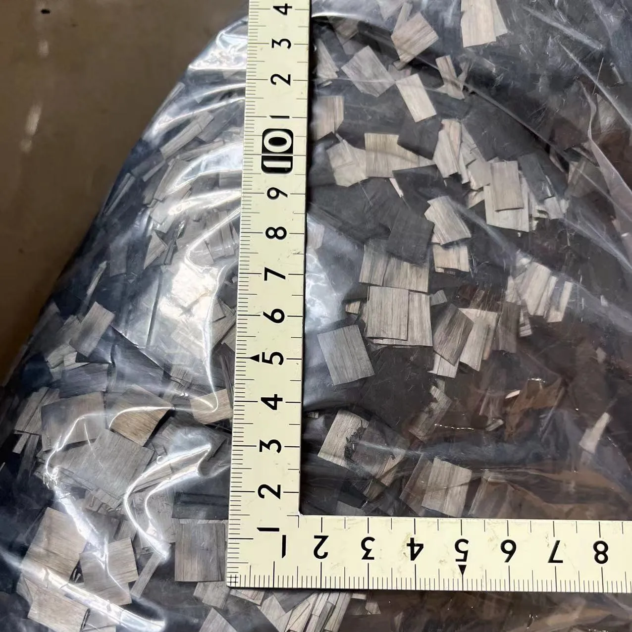 24K A+ geschmiedete Kohlefaser-Flockenstränge, vakuumgeklebte Kohlefaser, 10mm 15mm 20mm Länge, 500g – Detail 3