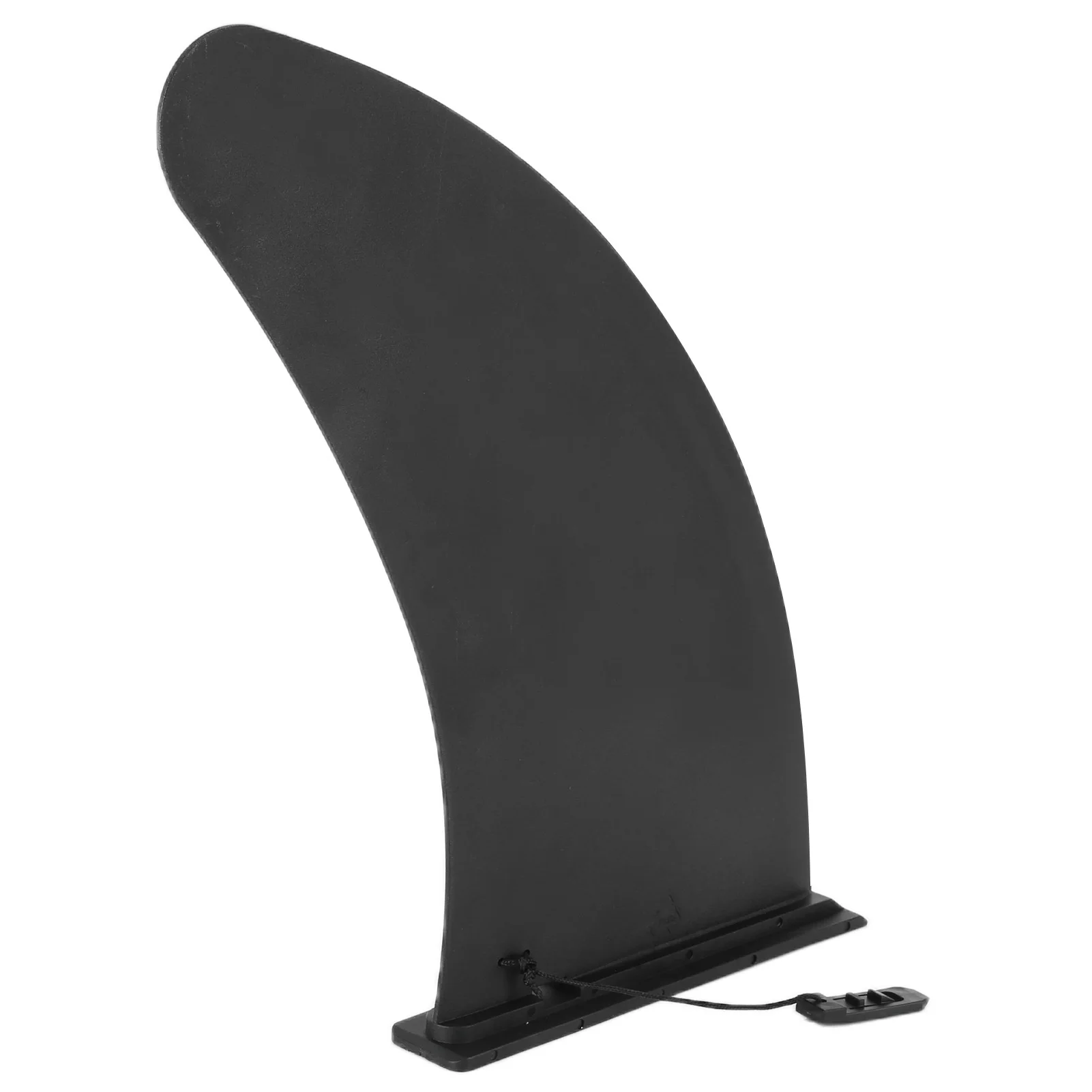 11inch Surf SUP Fin PVC Fixed Socket Type Black Center Stabilizer Attachment Paddle for Longboard Surfboard
