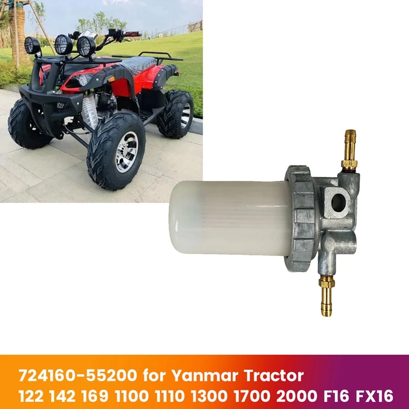 Tractor Small Fuel Filter Valve Assembly 724160-55200 For Yanmar Tractor 122 142 169 1100 1110 1300 1700 2000 F16 FX16