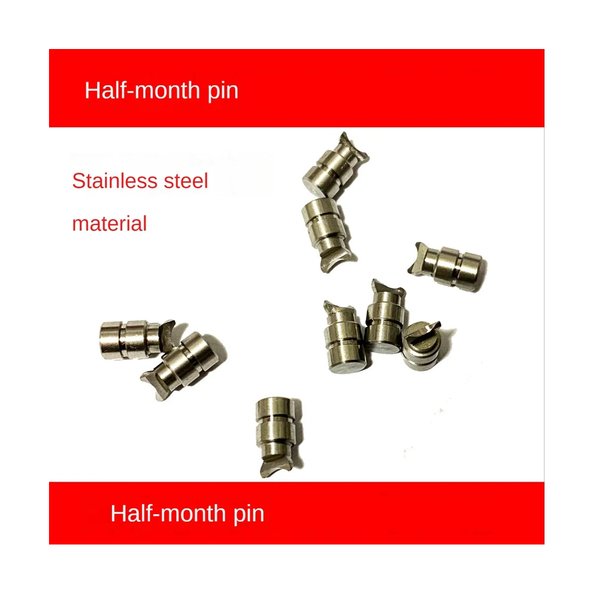 Metal Semilunar Pin Fishing Wheel Half Moon Suitable for Abu Water Drop Wheel BMAX SMAX PMAX Revo