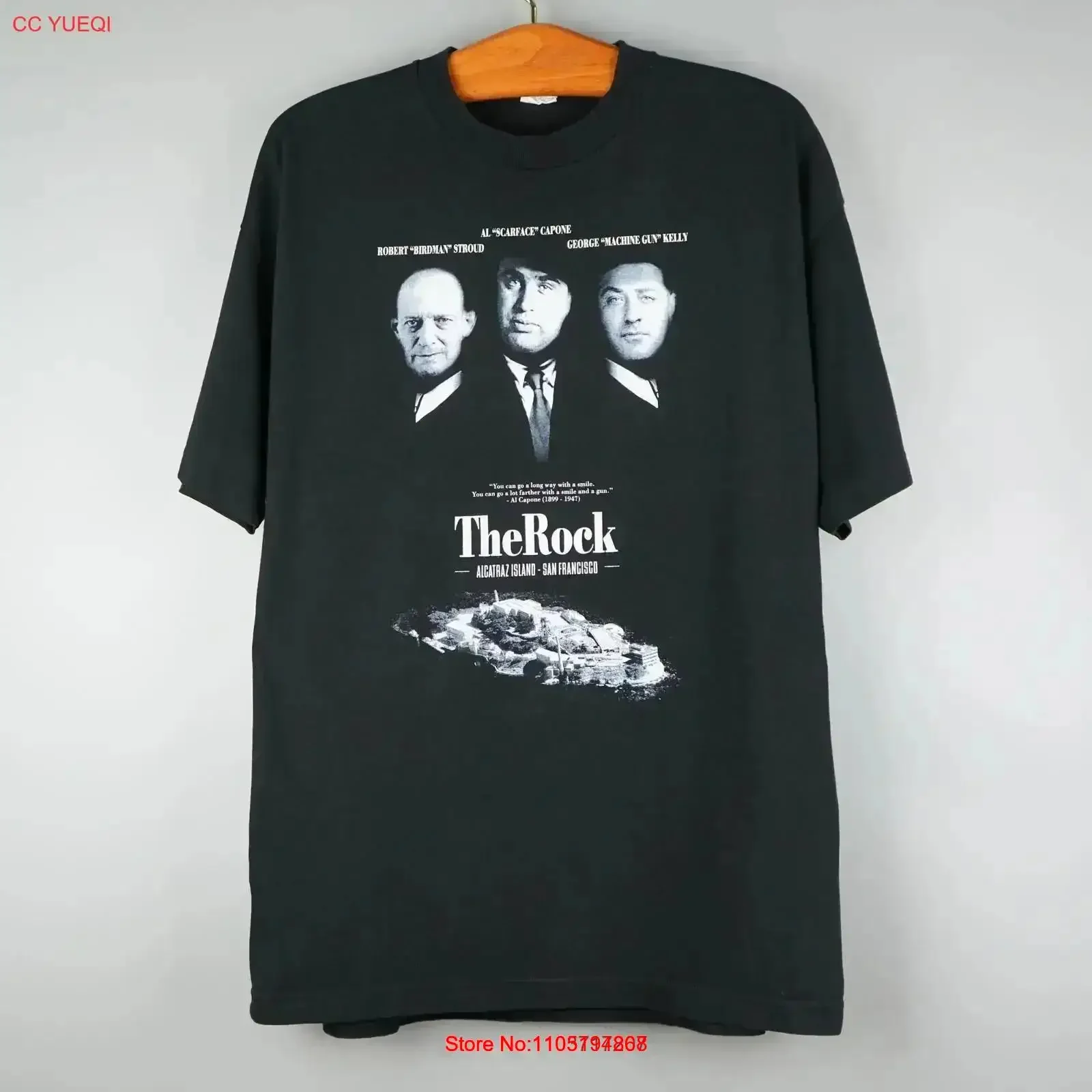 Vintage 1990s Al Capone T Shirt Washed Soft Versatile graphic Slightly Stretched Top For Everyday Wear designer clothes