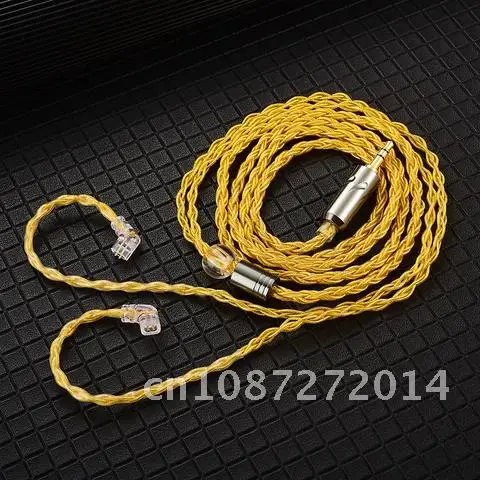 

New QKZ ZXN ZXT VK4 ZX2 ZAX2 T1 8 Core TC Silver Plated Hifi Earphone Update Cable MMCX/2Pin Connector Use For QKZ