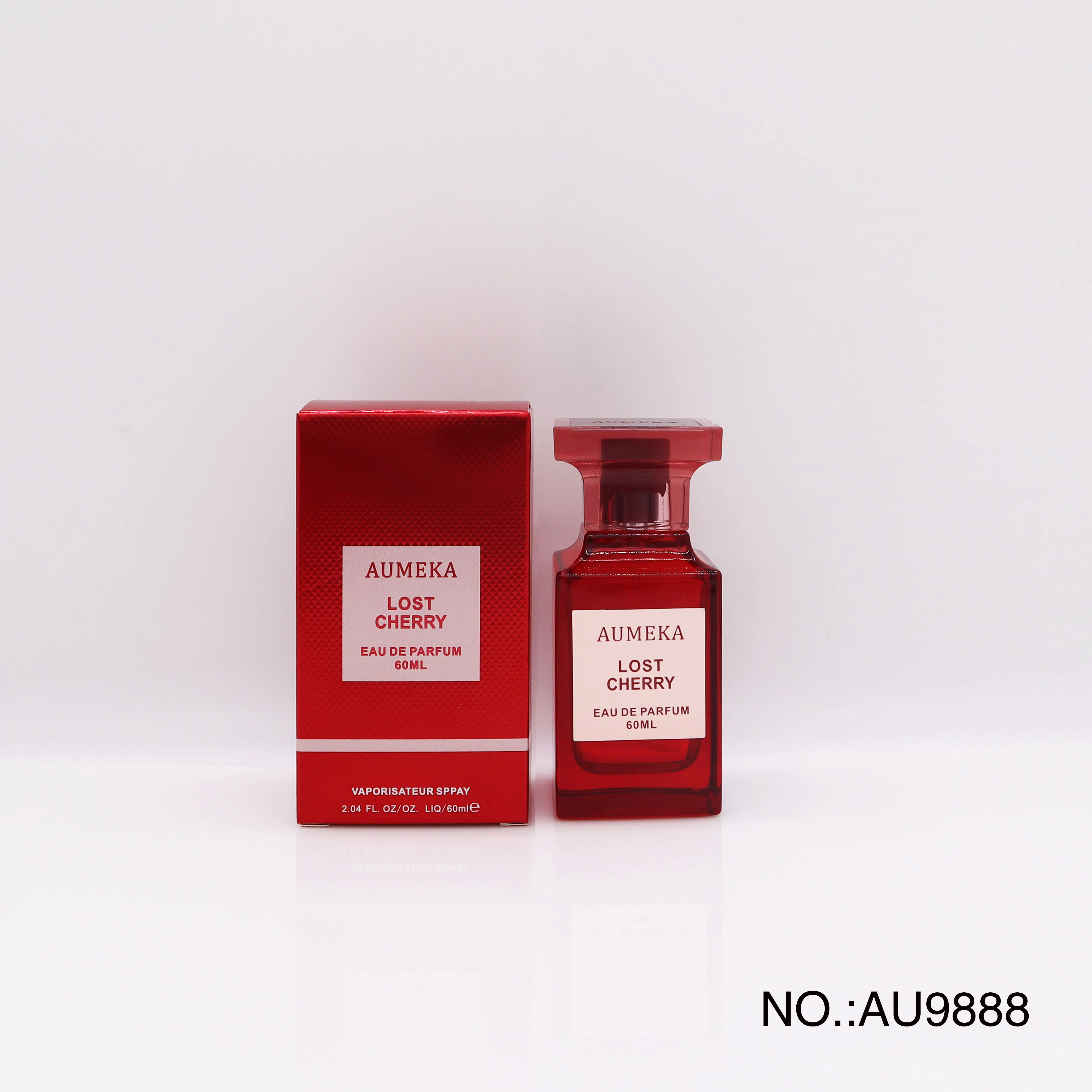 عطر AUMEKA النسائي الأصلي الفاخر للمكياج المفقود بالكرز يدوم طويلاً وودي أو دو برفوم 60 مل AU9888