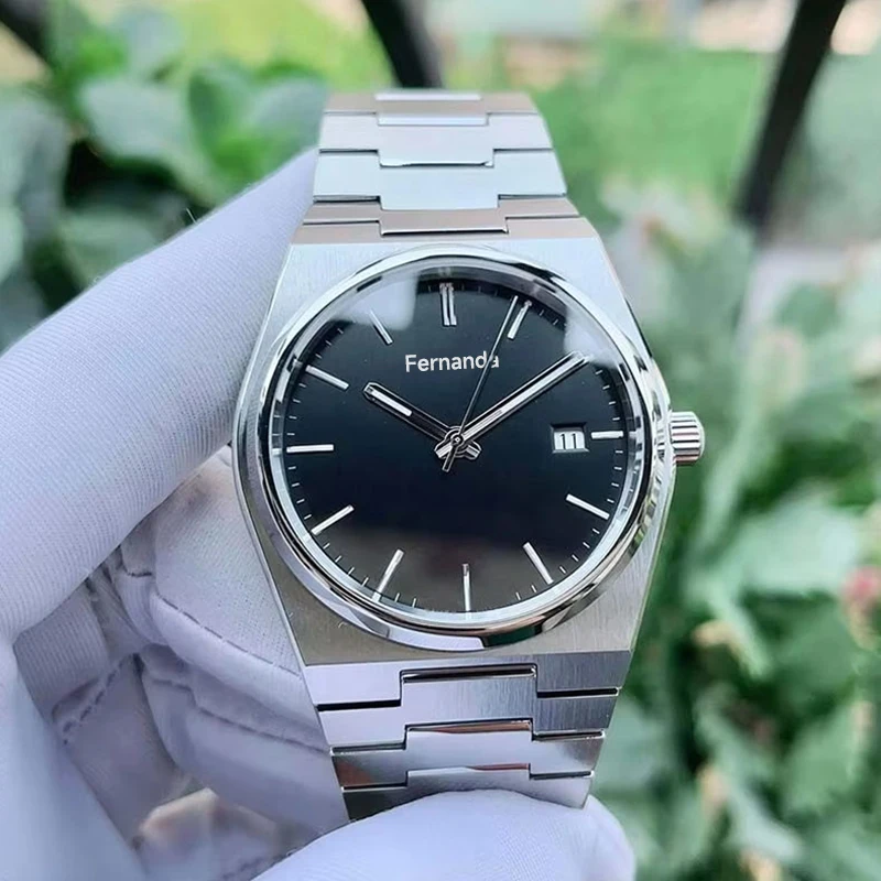 أسعار الجملة أزياء الأعمال PRX قسط الياقوت الوهج للماء التلقائية كوارتز ساعة للرجال #2