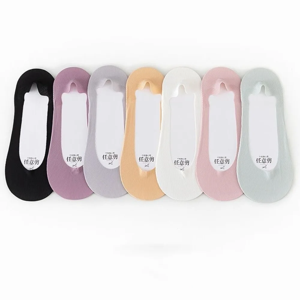 1 Pairs سيليكون المضادة للانزلاق النساء الجوارب القطن أسفل سامسونج غير مرئية قارب الجوارب تنفس المنخفضة قطع الجليد جوارب حريرية الصيف
