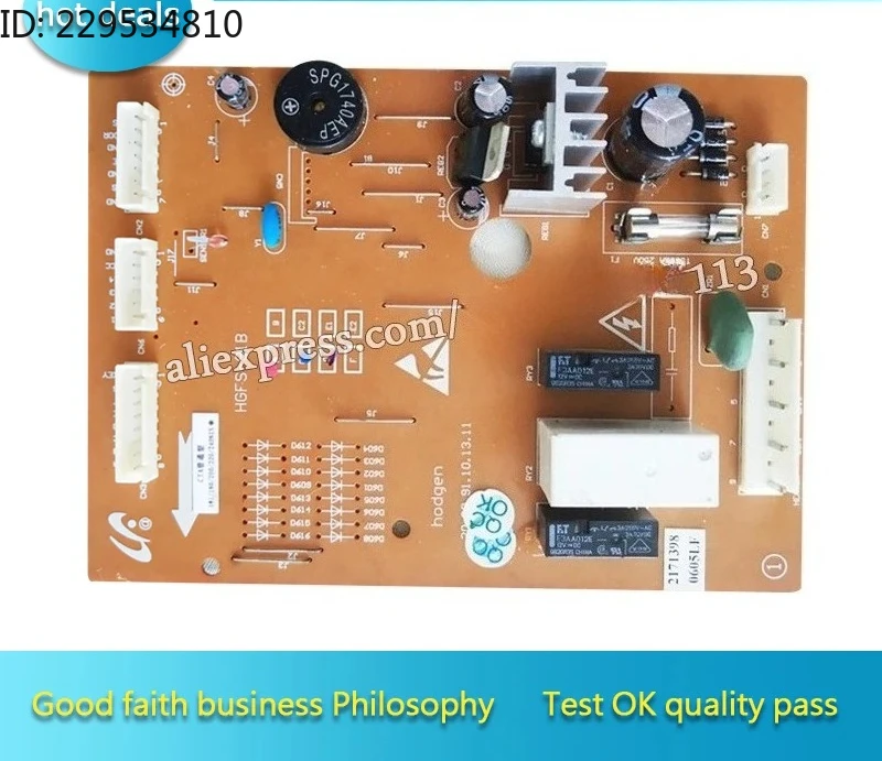 For refrigerator motherboard DA41-00345A BCD-190 191 220 240NIS/HGFS-91B good working