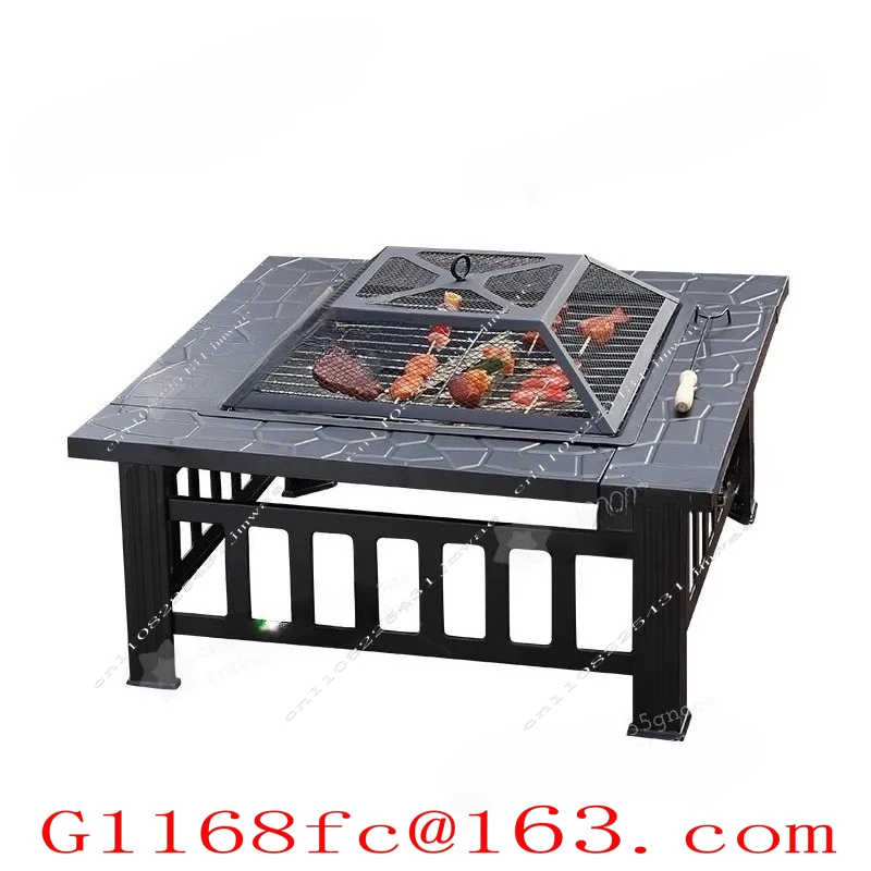 Stove for Making Tea in The Surrounding Stove Full Set BBQ Outdoor Courtyard Square Stove