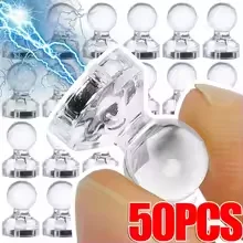 1-50Pcs Metal Magnetic Pins Neodymium Magnetic Thumbtacks for Whiteboard Cone Strong Magnets Fridge Pushpin Home Storage Tools