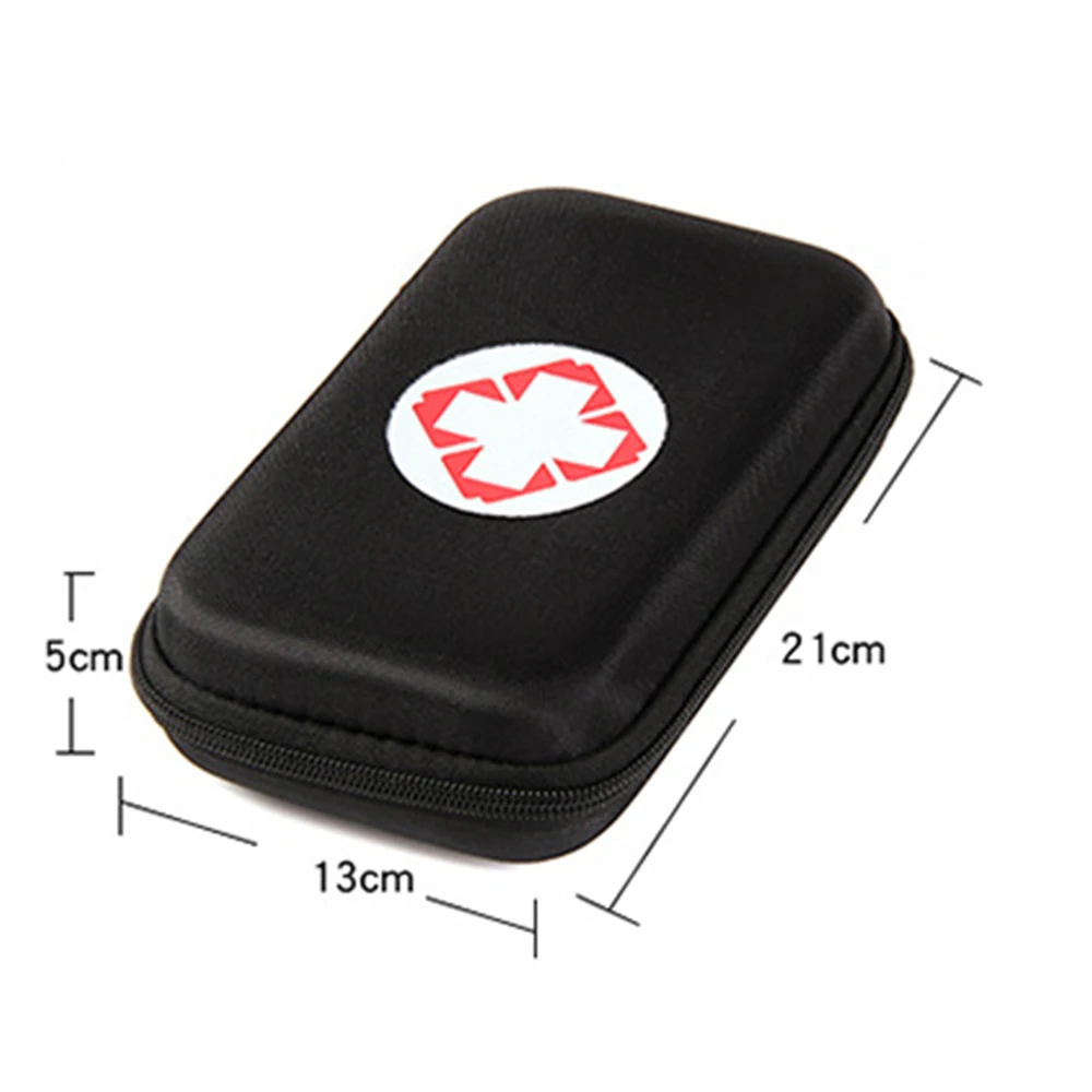 Emergency Medical First Aid Box Travel Camping Outdoor Rescue Survival Kit Adhesive Bandage Mini Portable EVA Case Storage Bag