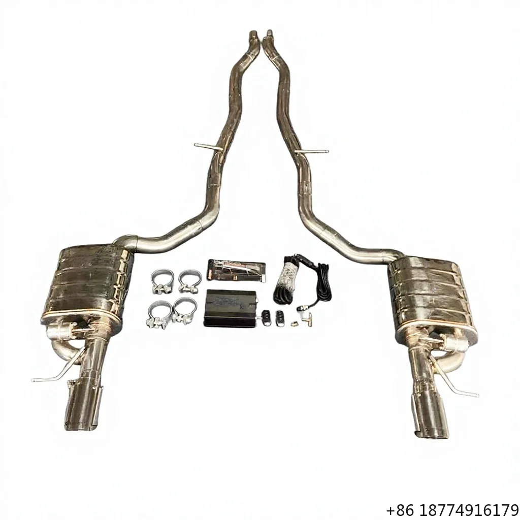 

For 2002~2010 A8 D3 4.2L V8 Performance Valved Catback Exhaust with Tips