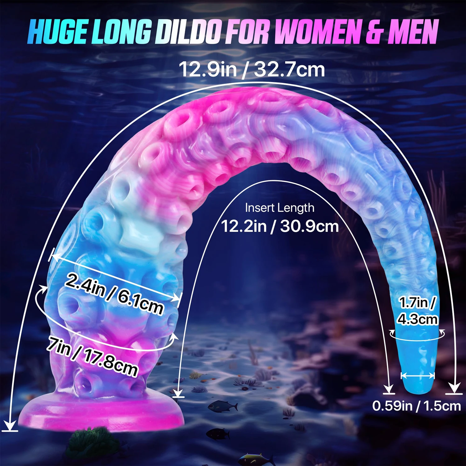 Long Anal Butt Plug Silicone Monster Dildo Penis Anus Vagina Dilator Octopus Tentacle Animal Penis Sex Toys For Women Men Tool