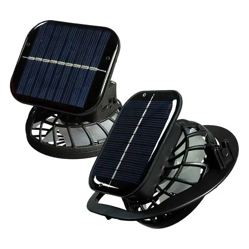 Solar Powered Clip Fan Outdoor hat Clip Cooler Outdoor Travel Hiking Fishing Activities Cooler Summer Hat Clip Cooler Fan