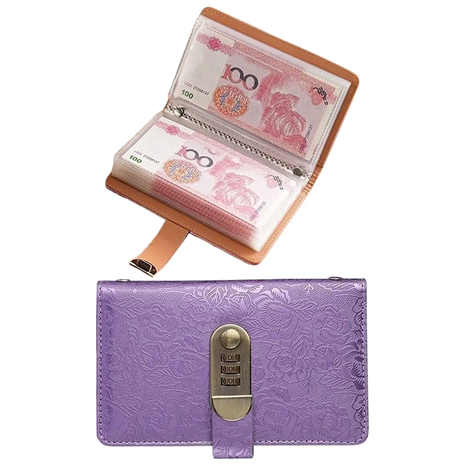 

Pu 100 Envelope Money Saving Challenge Binder With Lock Savings Challenges Binder Budget Binder Banknote Storage Notebook