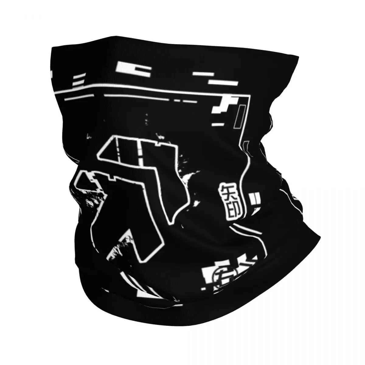 Arrow Splash Techwear Winter Headband Neck Warmer Hiking Hunting Tube Scarf Future Tech Street Wear Style Face Bandana Gaiter