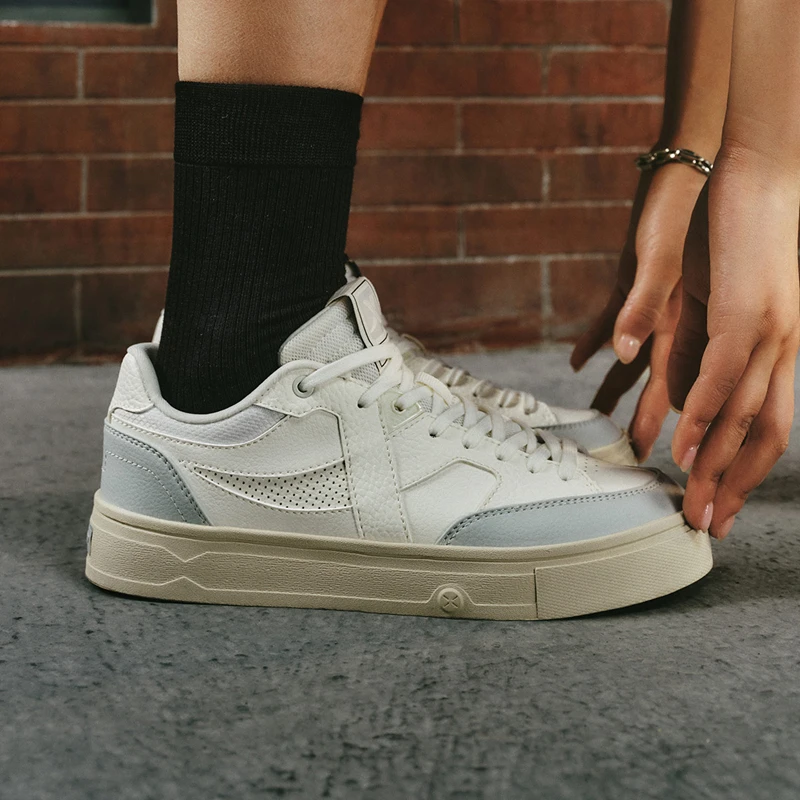 Xtep MAXX-SE Skateboarding Shoes For Women 2024 Summer Wear-Resistant Skate Shoes Comfortable Outdoor Soft Sneakers 876218310006