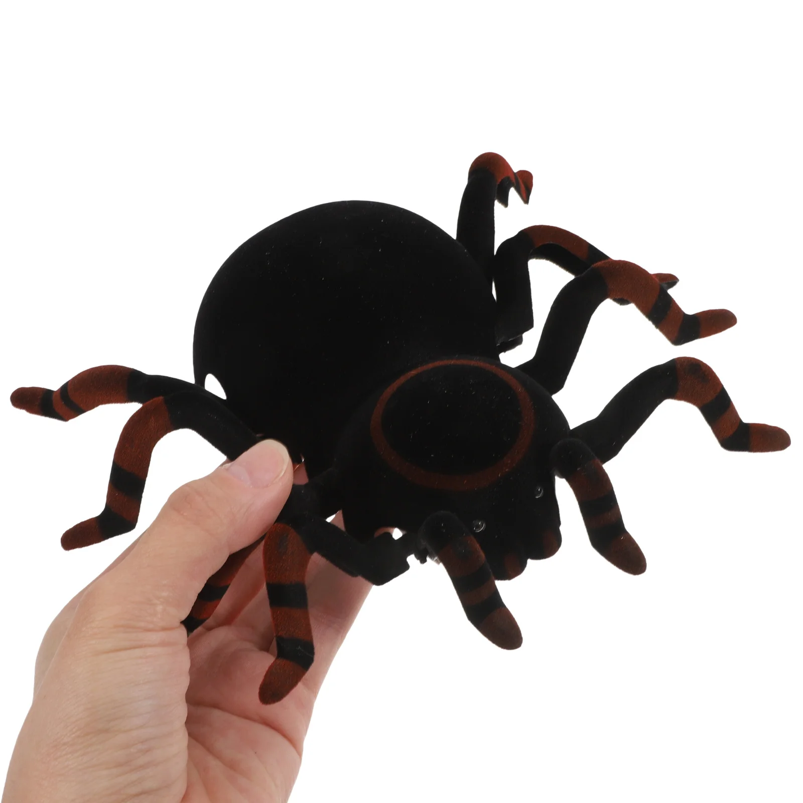 Araignée d'escalade murale télécommandée 18x15cm, noire, électronique, Simulation effrayée, blague, cadeau pour enfants et adultes, voiture de farces Gag