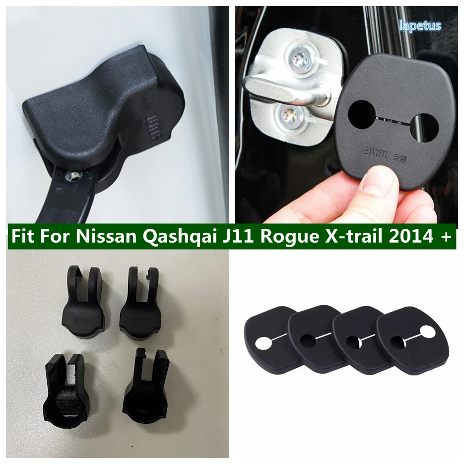 

Door Stopper Protection Cover Doors Lock Decoral Cap Trim Fit For Nissan Qashqai J11 Rogue X-trail 2014 - 2020 Car Accessories