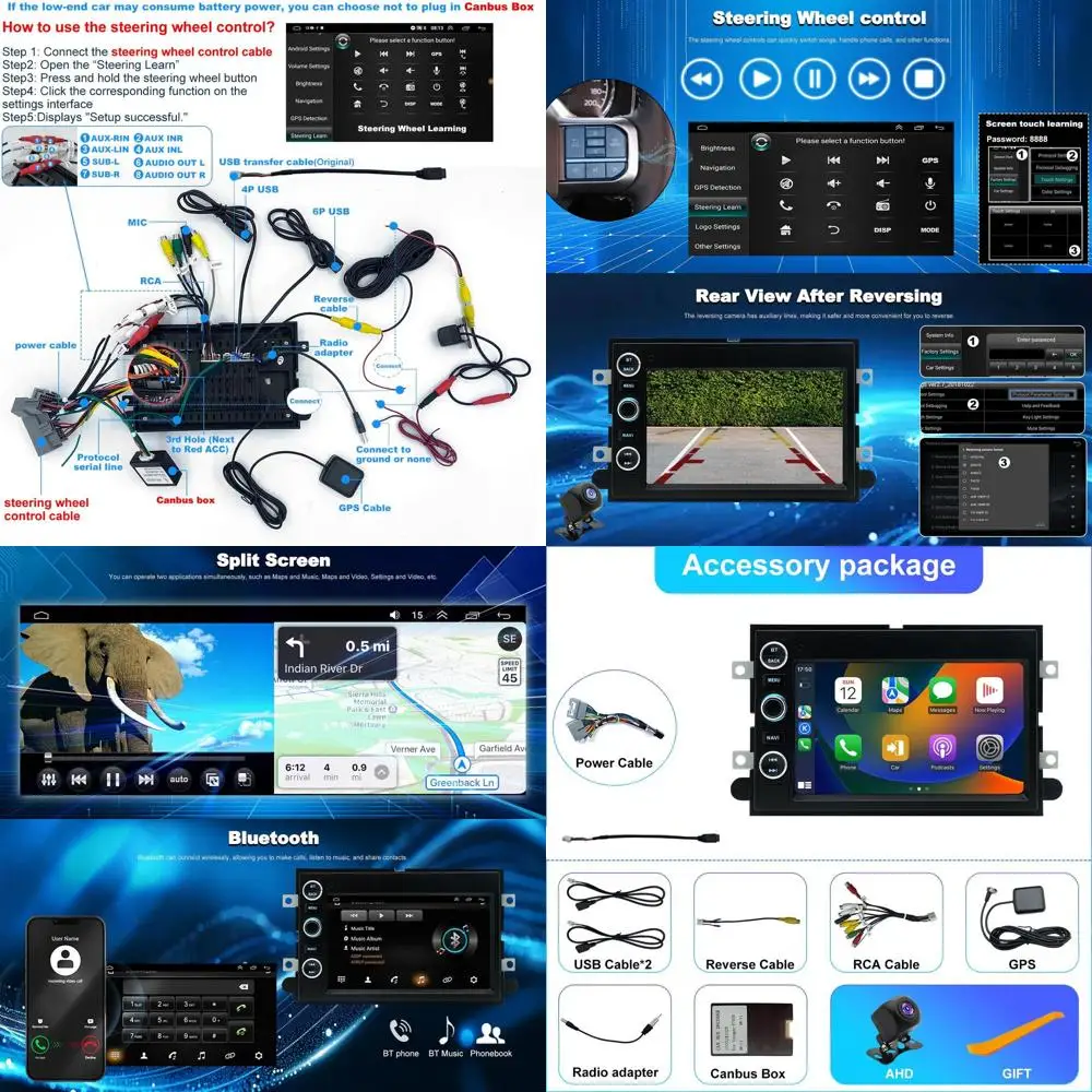 

Обновление радио для Ford F150 2004-2008, F250 2006-2016, Ford E150/E250/E350 2009-2014, Expedition 2007-2014, Explorer Escape 7inc