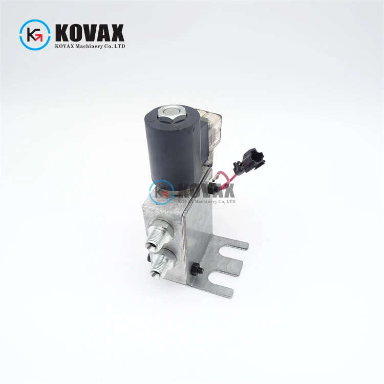 Quick Change Solenoid Valve Hook Machine Accessories, Two Position Four Way Valve, 12V 24V Wooden Clamp Solenoid Valve