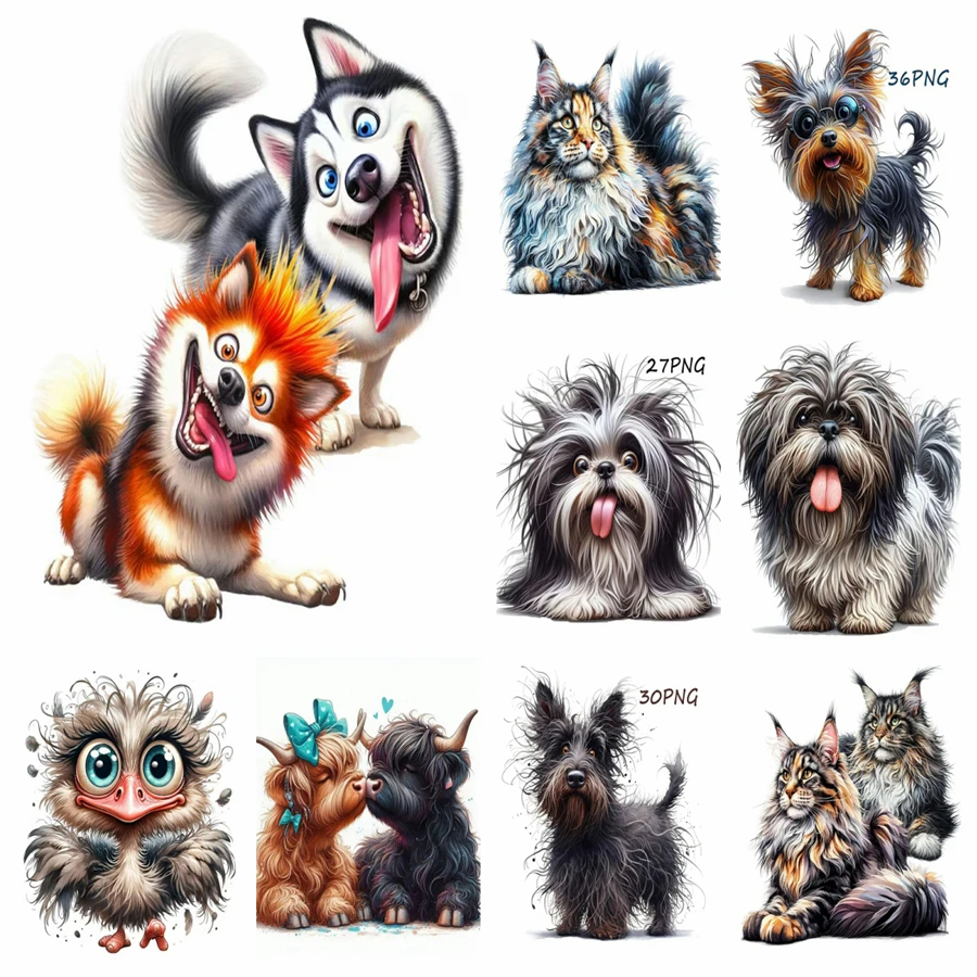 5D DIY AB Diamond Painting funny animal dog husky cat ostrich home decoration Full Drills Diamond mosaic embroidery Cross stitch