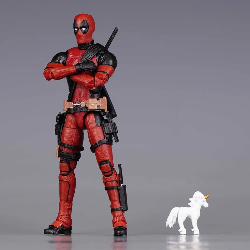 Marvel Legends Deadpool 6-calowy model akcji Zabawka Kolekcja na biurko Dekoracja 1/12 Deadpool Model Figurka Lalka Prezent dla chłopca