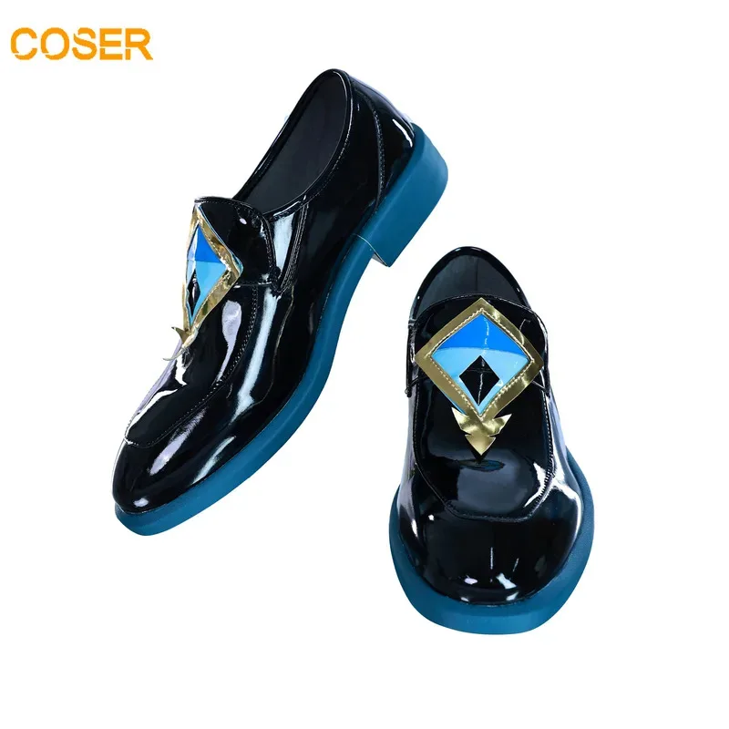 

CyHonkai Star Rail Aventurine Cosplay Boots Comic Anime Halloween Party Game Cosplay Shoes Prop