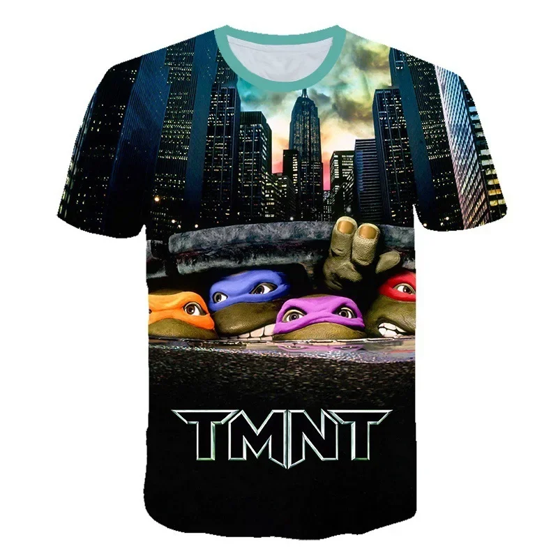 TMNT Teenage Mutant Ninja Turtles Series t-shirt traspirante girocollo moda 3D stampa digitale elegante regalo manica corta nuovo