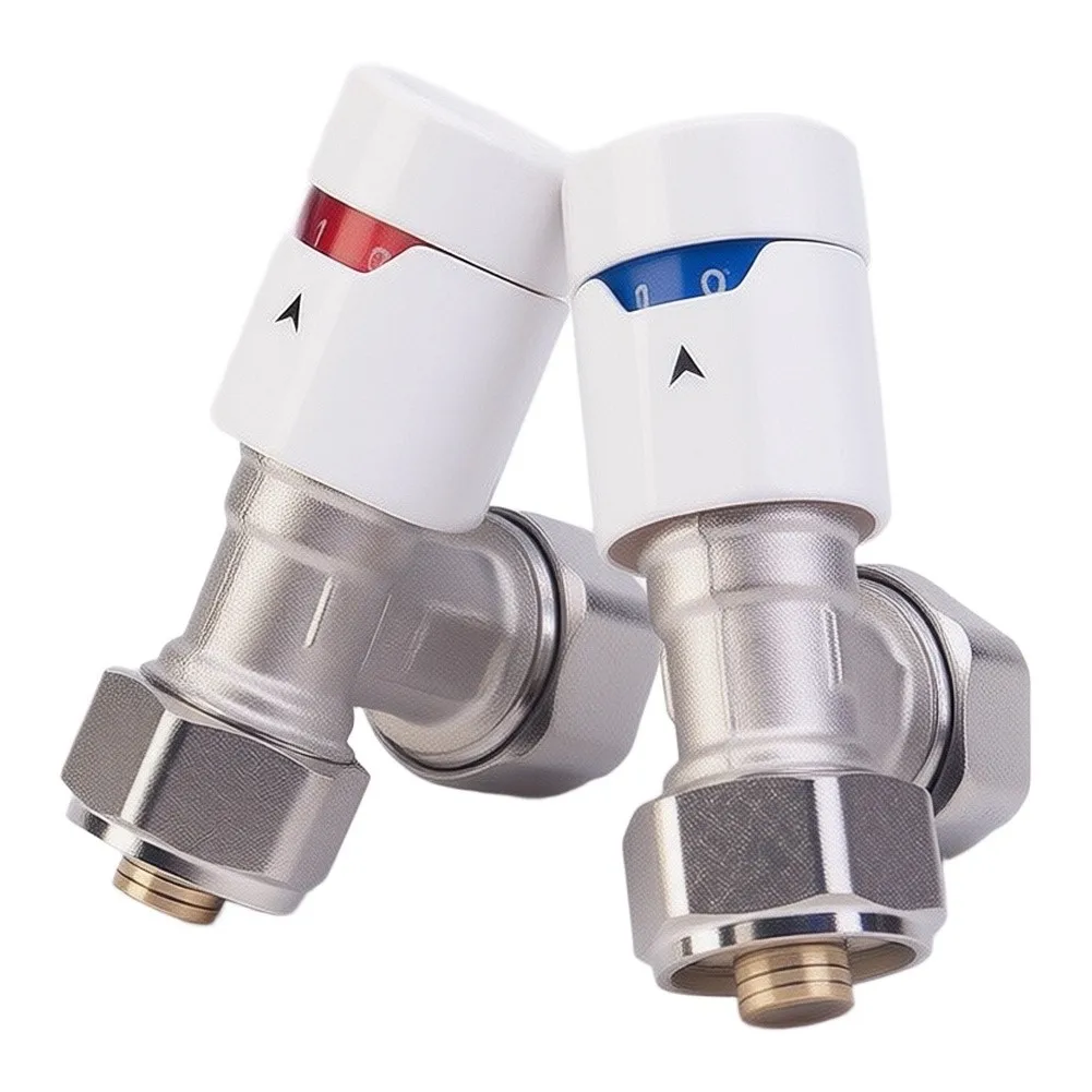 DN15 Water Valve Brass Angle Valve For Comfortable Space Robust Brass Material Hard Sealed Structure 1.6MPa Pressure Rating