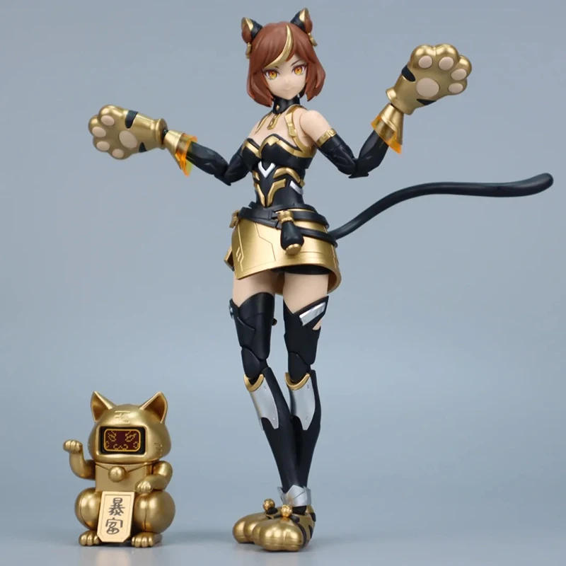 

Ms General Model Dolls Shadow Series 12 Hours Yin Tiger Action Figures Mecha Trendy Girl Desktop Ornament Cartoon Decor Toys