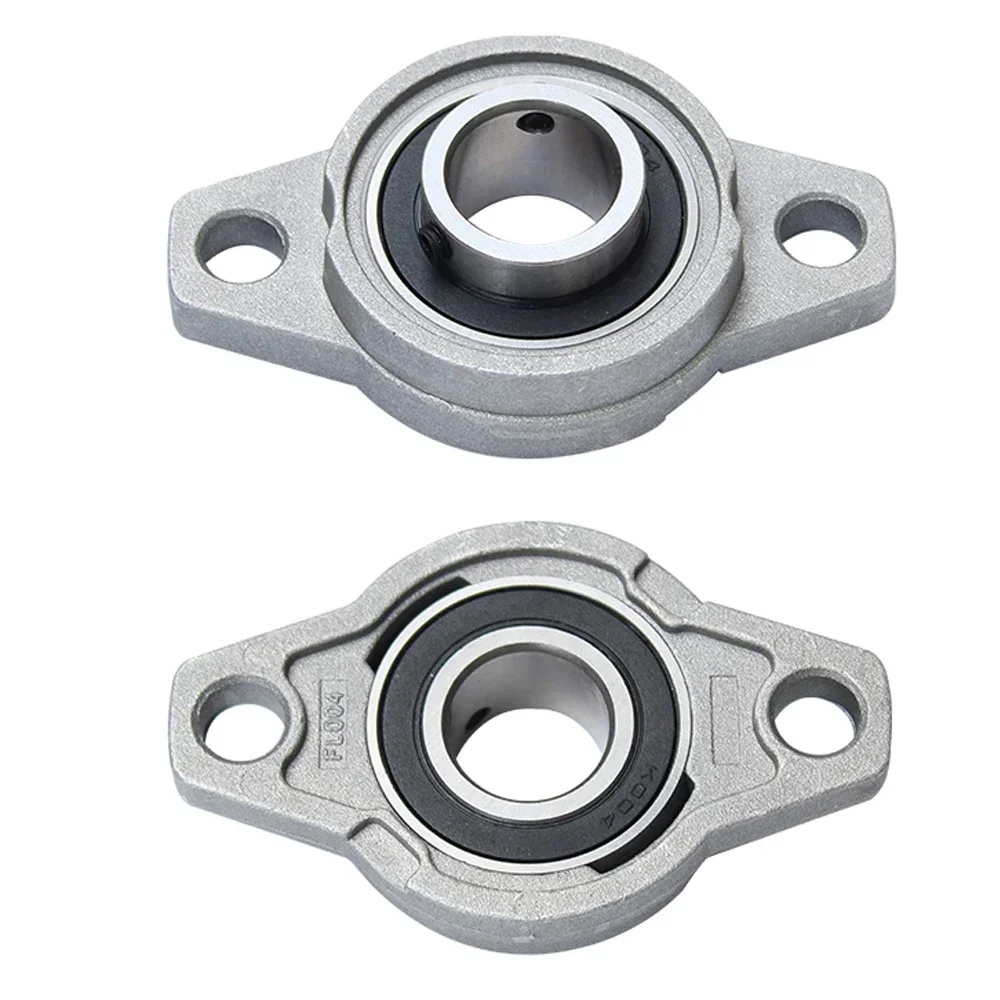 1Pc Bore Ball Bearing Pillow Block Mounted Support Zinc Alloy Diameter 8mm-20mm KFL08 KFL000 KFL001 KP08 KP000 KP001 KP002 Steel