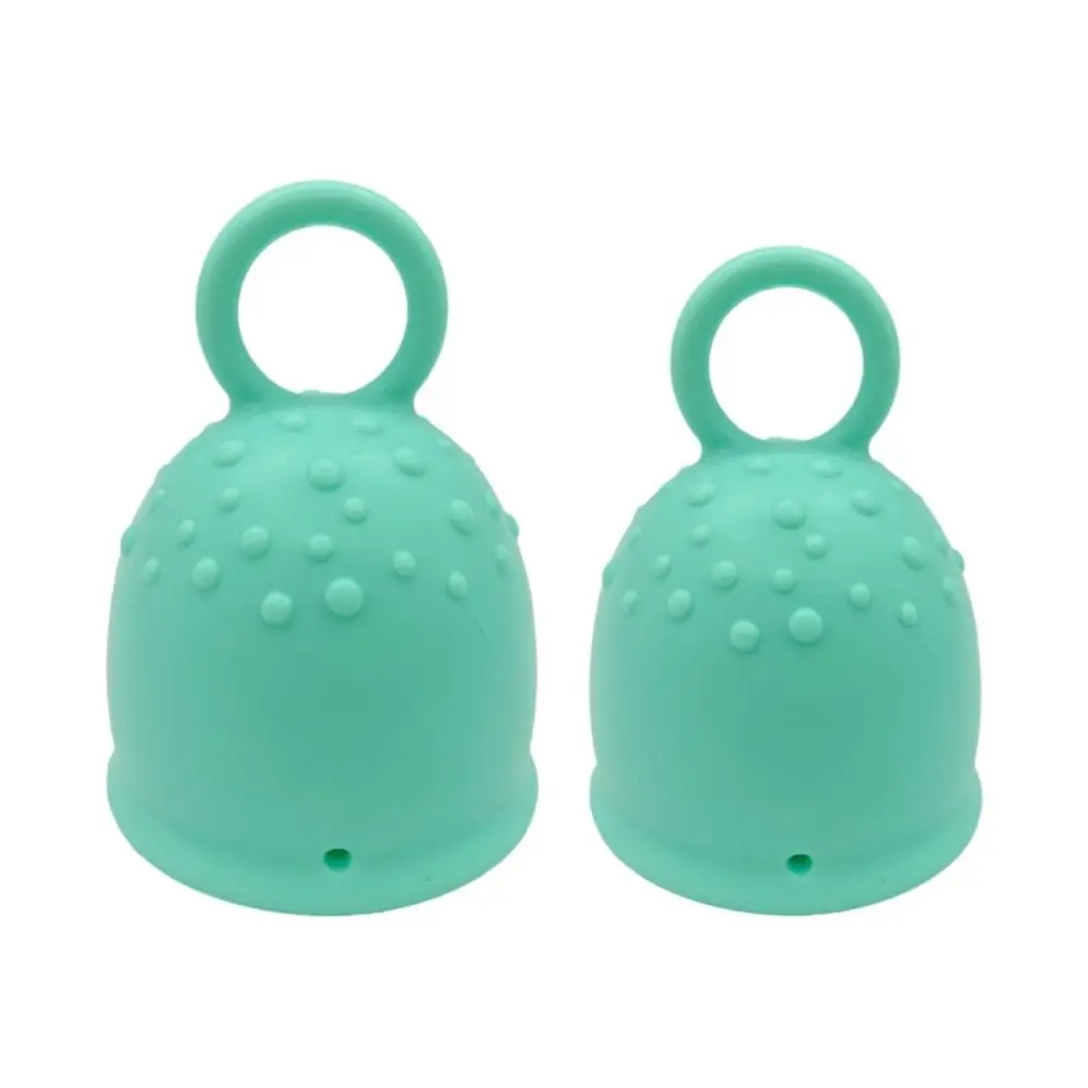 Leak-proof Silicone Menstrual Cup Soft Reusable Silicone Monthly Cup Menstrual Period Cup Pull Ring Handle