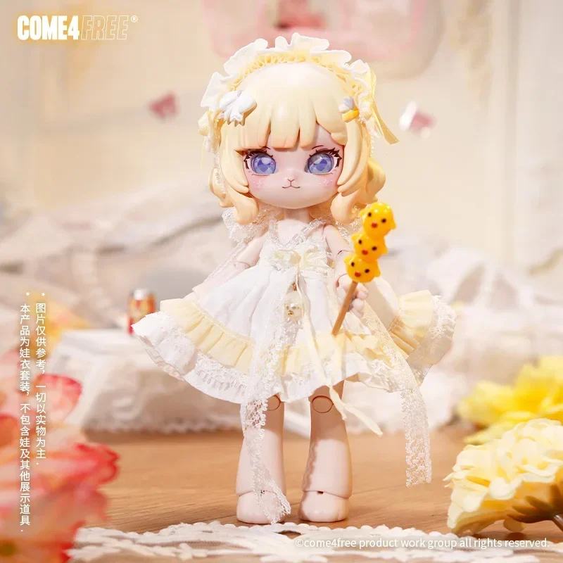 Come4Free Summer Wind Chimes Baby Clothes Ob11 Doll Bjd Baby Clothes Doll Dress Figure (Hair Clothes Do Not Hair Baby)