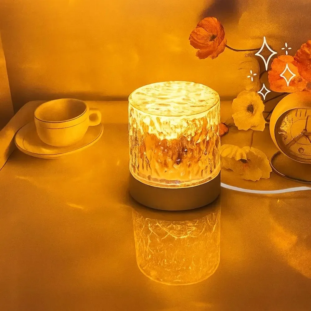 16 Colors LED Rotating Ripple Light Projection USB Ocean Wave Projector Lamp Dimmable with Remote Control