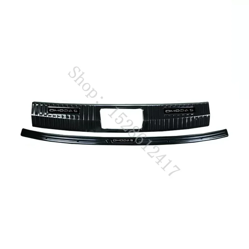 

For CHERY OMODA 5 2022 2023 2024 car accessories Rear Door Bumper Protector sill plate/ Trunk Tread Plate Trim Styling