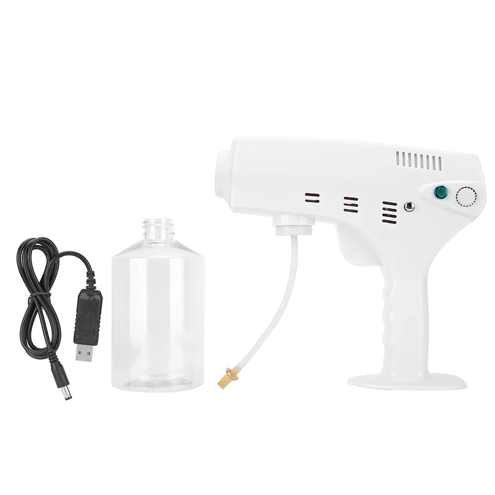 Hairdressing Supplies Nano Sprayer USBWireless Rechargeable Blue Light Hair Cleaning Sprayer Hair Care Tool Hair Salon Accessory