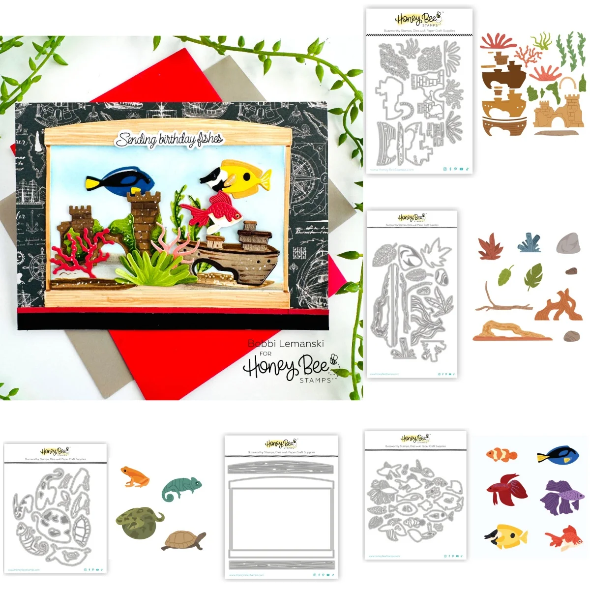 

Summer Beach Sea Fish Animal Clear Stamps and Cutting Dies Stencil Set for DIY Scrapbook Paper Card Craft Decoration 2025 New