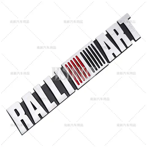 कार स्टाइलिंग 3D मेटल एल्युमीनियम मिश्र धातु प्रतीक कार बॉडी बैज स्टिकर डीकल ऑटो एक्सेसरी मित्सुबिशी रैलीआर्ट रैली आर्ट के लिए 10 best sales रैलीआर्ट - №1