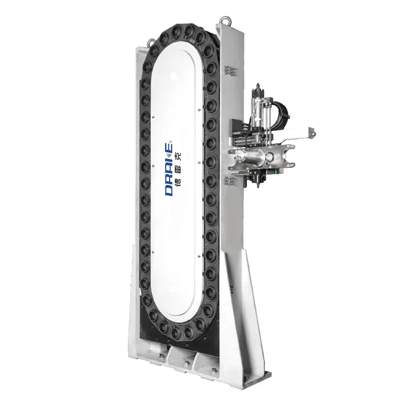 DRAKE 40T/60T/120T Automatic Tool Changer Chain Plate Hydraulic Slide Tool Magazine High Quality CNC Tool Magazine