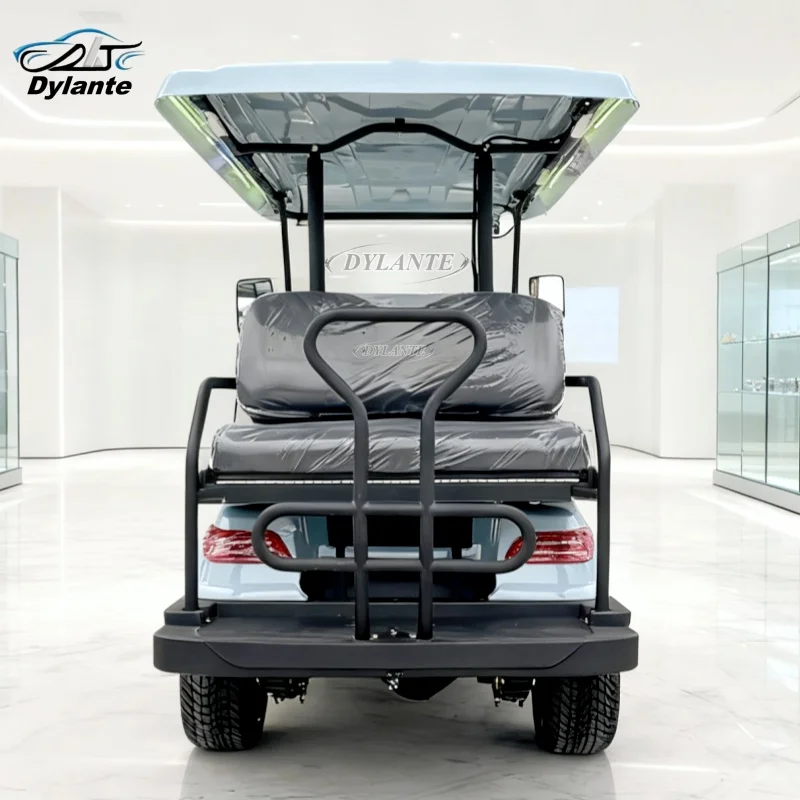 

New Products Launched At Golf Courses Exclusive Partners New Design Factory Two-seat Sightseeing Bus/Club Golf Cart/Hunting Cart