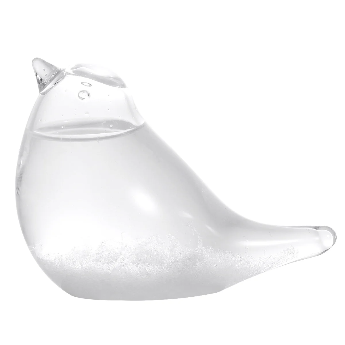 

Glass Bird Transparent High Borosilicate 6.7X4.2X5.5Cm Storm Glass Weather Bottle Desktop Decor Home Office Gift Tabletop